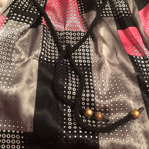 SOLD! Pink, Gray, Black Strapless Mini Dress, M - Picture 5 of 5